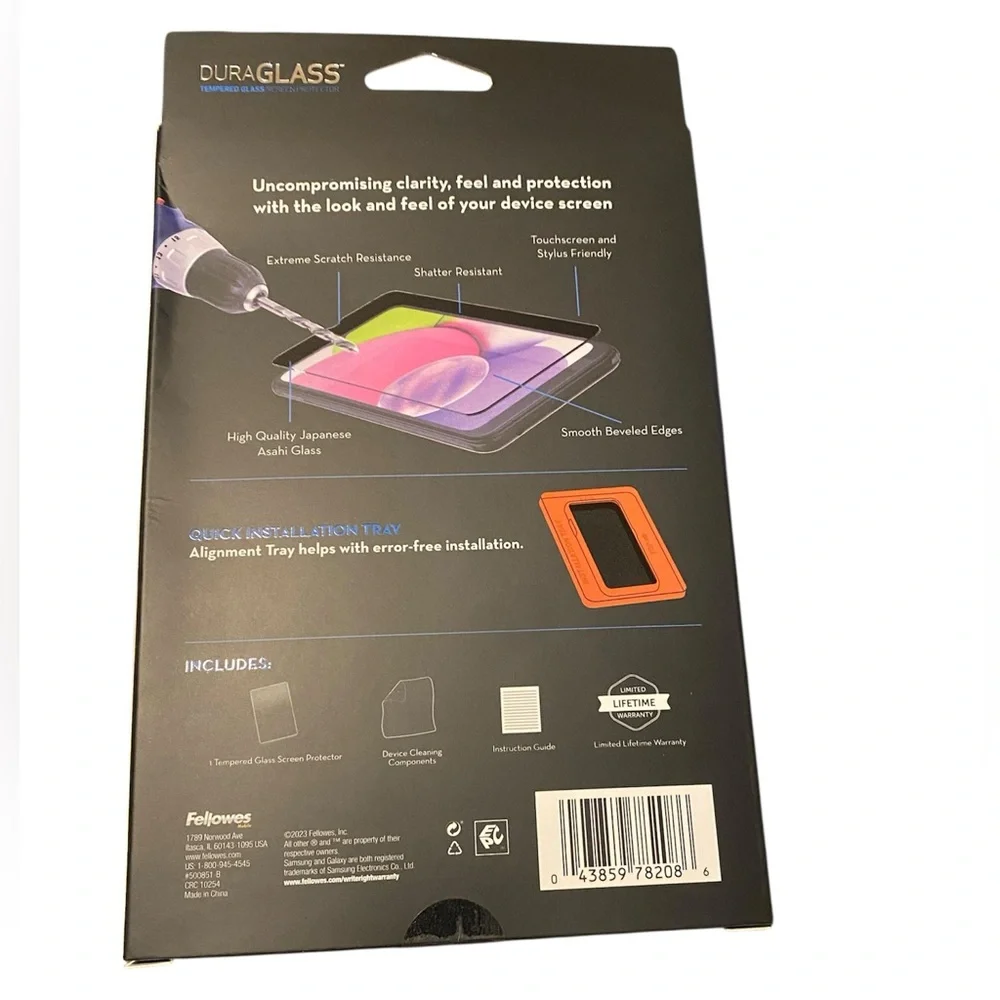 Samsung Galaxy A03s ~Tempered Glass Screen Protector - Black New